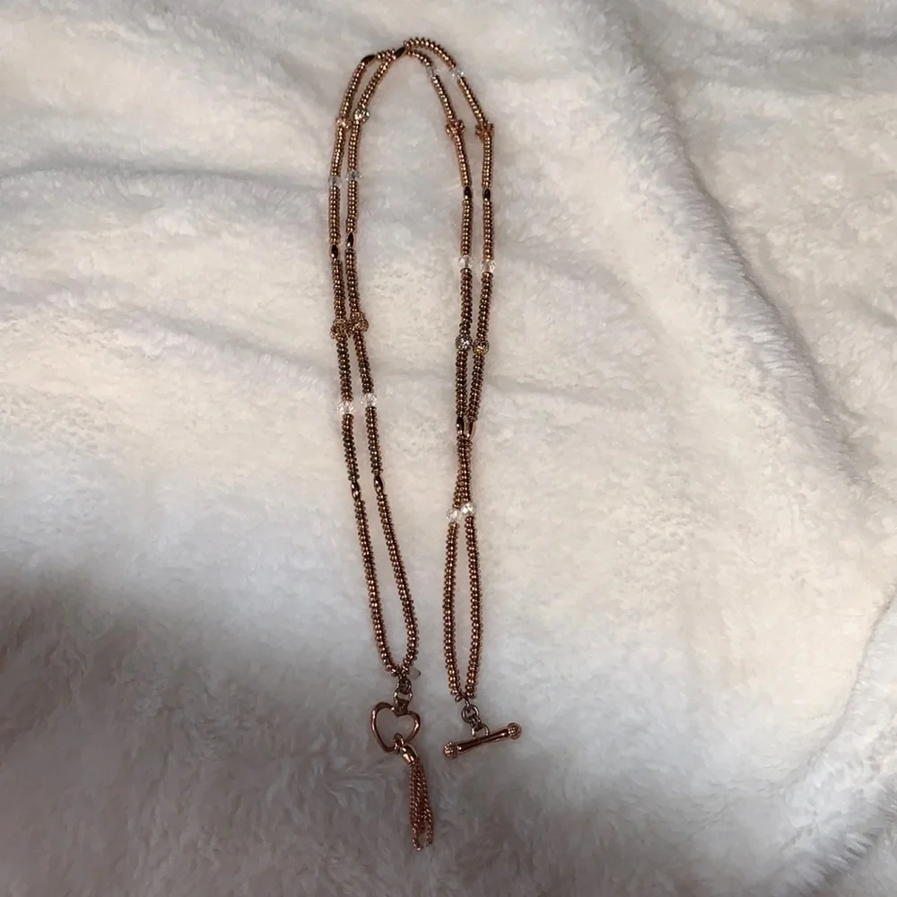 Juicy Couture ✨  double band toggle clasp necklace - Picture 3 of 6